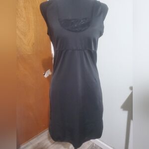 FIT Shapewear Black Smoothing Slip Dress L Tummy Control Body Shaper Underdress